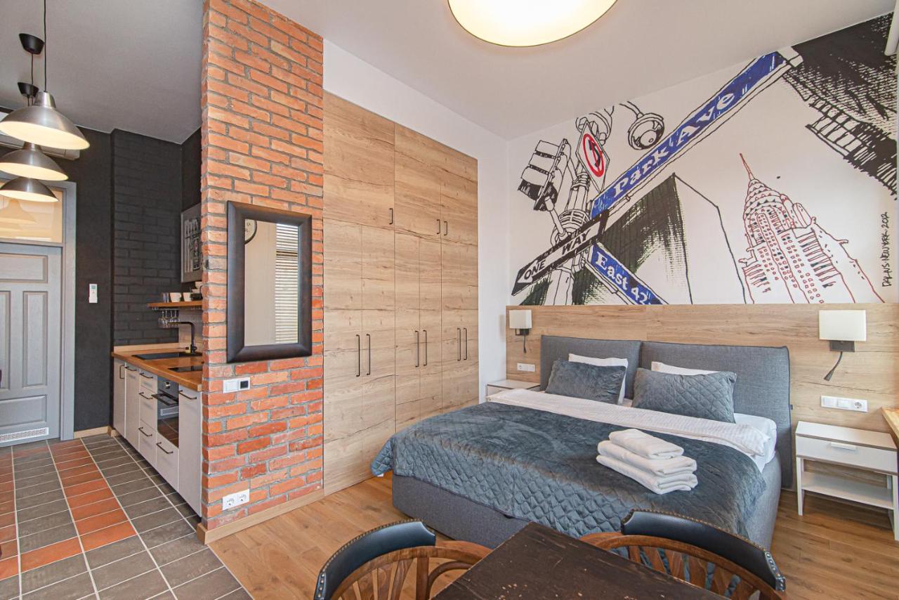 Modern Vilnius Old Town Apartment With Free Parking المظهر الخارجي الصورة